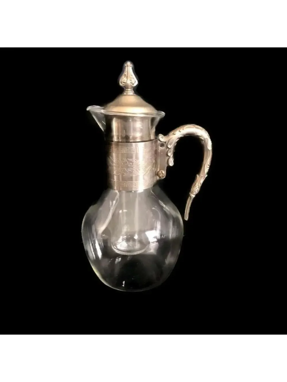 Mid Century Coffee Carafe, Glass Coffee Carafe with Lid, Hot Cold Beverages